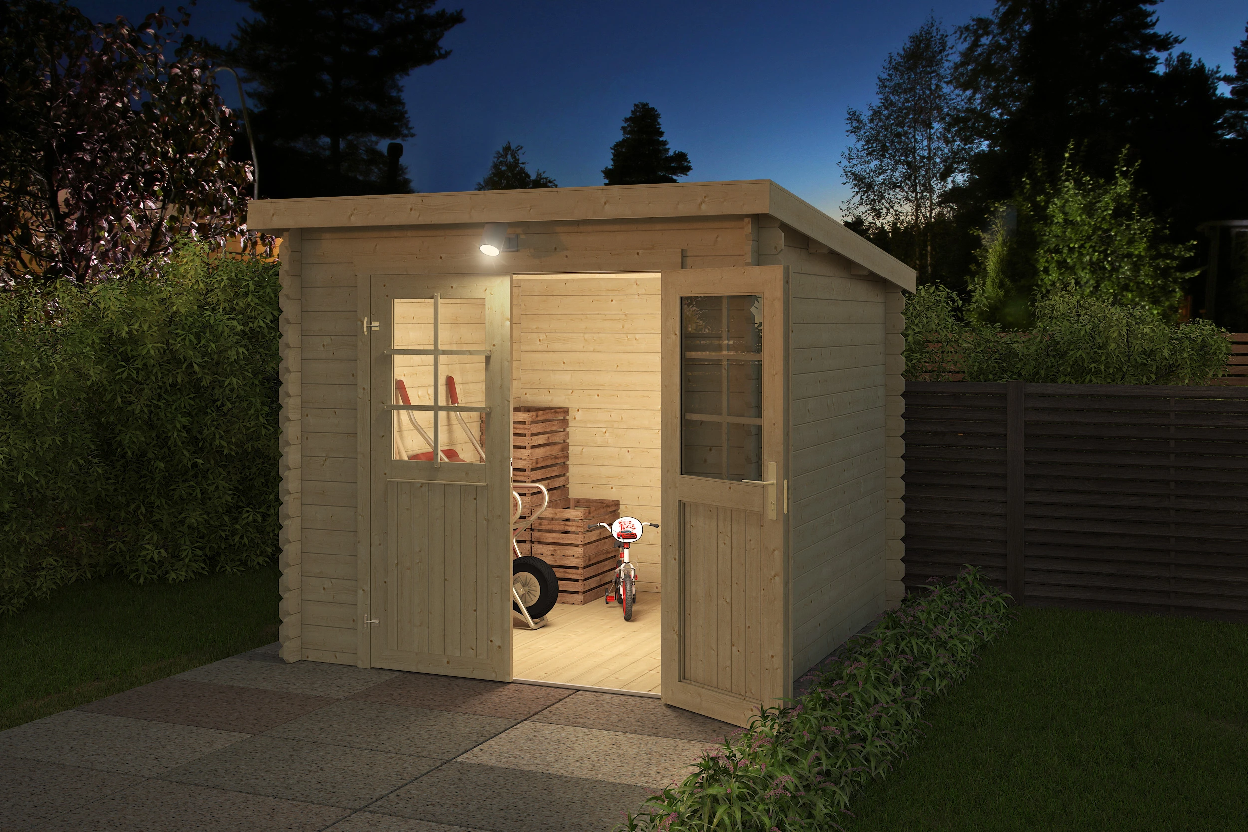 Outdoor Life Blokhut Indi 230 x 230 cm - Afbeelding 3